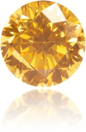 Loose Diamond - ROUND 0.5ct Fancy Vivid Orangey Yellow I1: Loose Diamond - ROUND 0.5ct Fancy Vivid Orangey Yellow I1 Source: Natural Shape: ROUND Carats: 0.5 Color: Fancy Vivid Orangey Yellow Certification: GIA PLEASE NOTE: Framed, Large, or heavy items do no