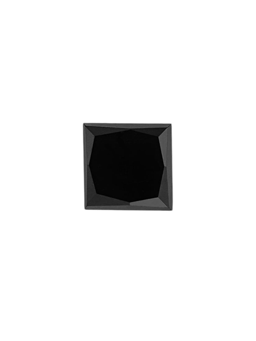 Loose Diamond - PRINCESS 0.3ct Fancy Black VVS2: Loose Diamond - PRINCESS 0.3ct Fancy Black VVS2 Source: Natural Shape: PRINCESS Carats: 0.3 Color: Fancy Black Certification: NONE PLEASE NOTE: Framed, Large, or heavy items do not have shipping costs