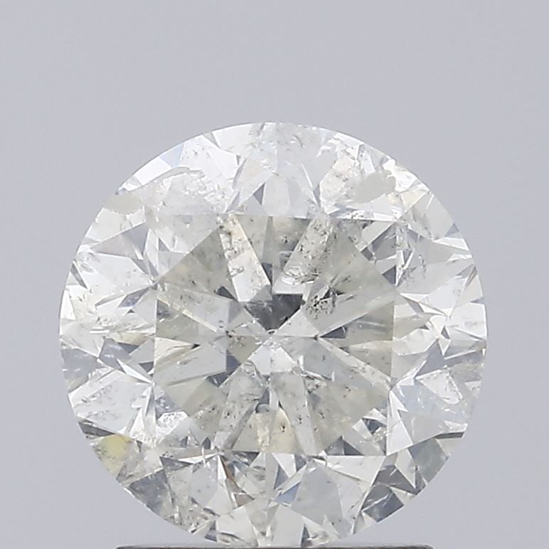 Loose Diamond - ROUND 2.03ct I I2: Loose Diamond - ROUND 2.03ct I I2 Source: Natural Shape: ROUND Carats: 2.03 Color: I Clarity: I2 Certification: IGI Video: