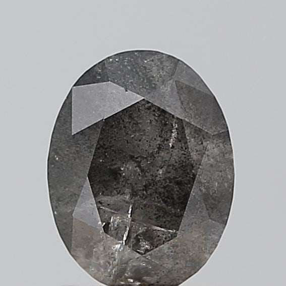 Loose Diamond - OVAL 1.1ct Salt and Pepper VVS2: Loose Diamond - OVAL 1.1ct Salt and Pepper VVS2 Source: Natural Shape: OVAL Carats: 1.1 Color: Salt and Pepper Certification: NONE Video: Video Link PLEASE NOTE: Framed, Large, or heavy items do not