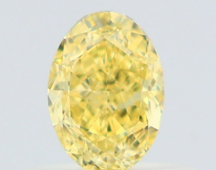 Loose Diamond - OVAL 0.53ct Fancy Intense Yellow VVS1: Loose Diamond - OVAL 0.53ct Fancy Intense Yellow VVS1 Source: Natural Shape: OVAL Carats: 0.53 Color: Fancy Intense Yellow Certification: GIA Video: