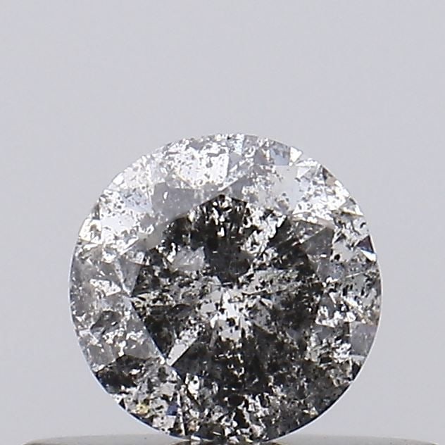 Loose Diamond - ROUND 0.31ct Salt and Pepper I3: Loose Diamond - ROUND 0.31ct Salt and Pepper I3 Source: Natural Shape: ROUND Carats: 0.31 Color: Salt and Pepper Certification: NONE Video: