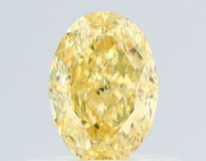 Loose Diamond - OVAL 0.58ct Fancy Intense Yellow VVS2: Loose Diamond - OVAL 0.58ct Fancy Intense Yellow VVS2 Source: Natural Shape: OVAL Carats: 0.58 Color: Fancy Intense Yellow Certification: GIA Video: