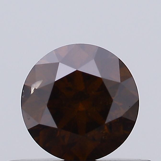 Loose Diamond - ROUND 0.43ct Fancy Brown I1: Loose Diamond - ROUND 0.43ct Fancy Brown I1 Source: Natural Shape: ROUND Carats: 0.43 Color: Fancy Brown Certification: NONE Video: