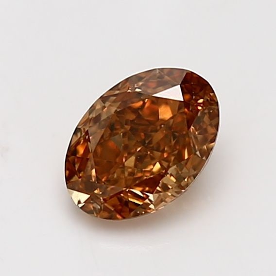 Loose Diamond - OVAL 1.0ct Fancy Deep Brownish Yellowish Orange VS1 (1 of 1)