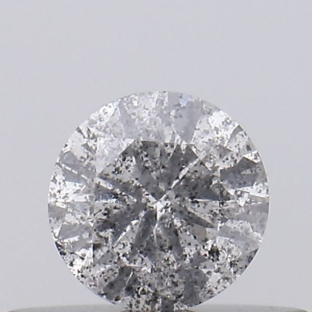 Loose Diamond - ROUND 0.27ct Salt and Pepper I3: Loose Diamond - ROUND 0.27ct Salt and Pepper I3 Source: Natural Shape: ROUND Carats: 0.27 Color: Salt and Pepper Certification: NONE Video: