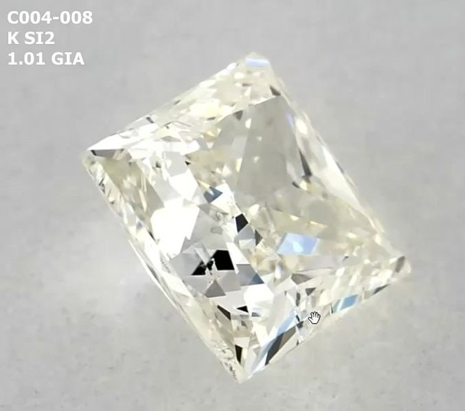 Loose Diamond - PRINCESS 1.01ct K SI2: Loose Diamond - PRINCESS 1.01ct K SI2 Source: Natural Shape: PRINCESS Carats: 1.01 Color: K Clarity: SI2 Certification: GIA Video: