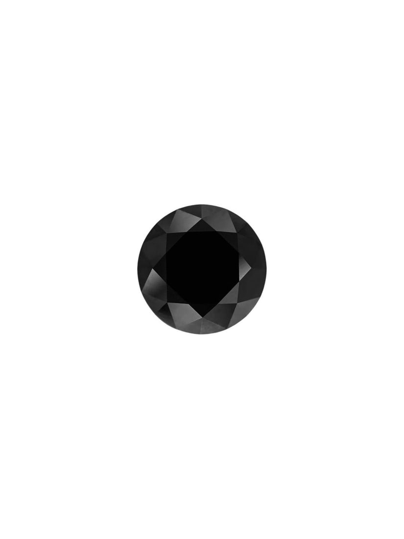 Loose Diamond - ROUND 0.38ct Fancy Black VVS2: Loose Diamond - ROUND 0.38ct Fancy Black VVS2 Source: Natural Shape: ROUND Carats: 0.38 Color: Fancy Black Certification: NONE PLEASE NOTE: Framed, Large, or heavy items do not have shipping costs inc