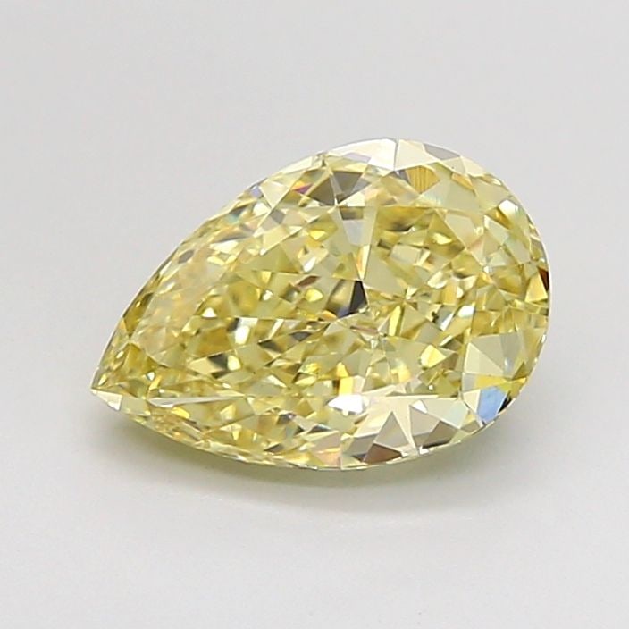 Loose Diamond - PEAR 2.09ct Fancy Intense Yellow VVS2: Loose Diamond - PEAR 2.09ct Fancy Intense Yellow VVS2 Source: This is a real non-mined Diamond that has been grown in a lab Shape: PEAR Carats: 2.09 Color: Fancy Intense Yellow Certification: IGI Vide