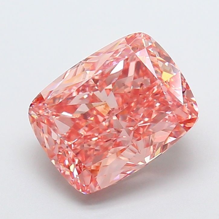 Loose Diamond - CUSHION MODIFIED 5.02ct Fancy Vivid Pink VS1: Loose Diamond - CUSHION MODIFIED 5.02ct Fancy Vivid Pink VS1 Source: This is a real non-mined Diamond that has been grown in a lab Shape: CUSHION MODIFIED Carats: 5.02 Color: Fancy Vivid Pink