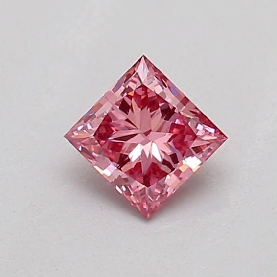 Loose Diamond - PRINCESS 0.24ct Fancy Vivid Pink VS1: Loose Diamond - PRINCESS 0.24ct Fancy Vivid Pink VS1 Source: This is a real non-mined Diamond that has been grown in a lab Shape: PRINCESS Carats: 0.24 Color: Fancy Vivid Pink Certification: IGI