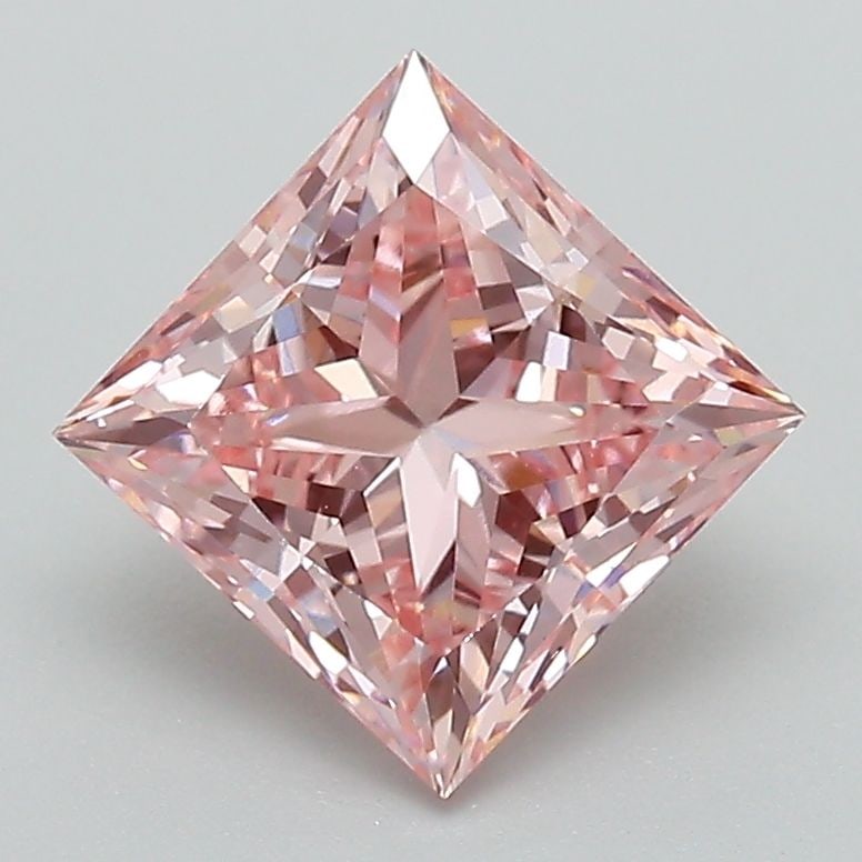 Loose Diamond - PRINCESS 2.08ct Fancy Intense Pink VS1: Loose Diamond - PRINCESS 2.08ct Fancy Intense Pink VS1 Source: This is a real non-mined Diamond that has been grown in a lab Shape: PRINCESS Carats: 2.08 Color: Fancy Intense Pink Certification: IGI V