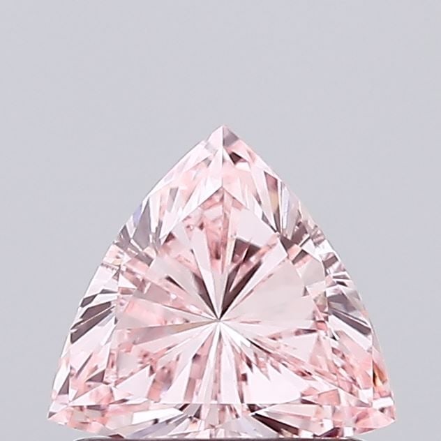 Loose Diamond - TRIANGULAR 0.68ct Fancy Vivid Pink VS1: Loose Diamond - TRIANGULAR 0.68ct Fancy Vivid Pink VS1 Source: This is a real non-mined Diamond that has been grown in a lab Shape: TRIANGULAR Carats: 0.68 Color: Fancy Vivid Pink Certification: IGI V