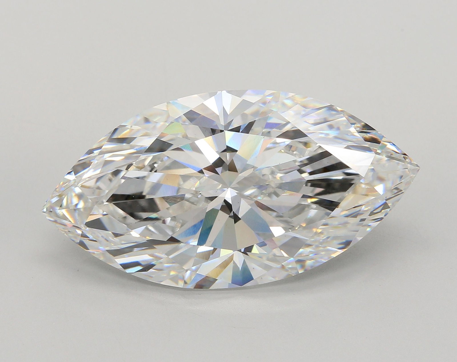 Loose Diamond - MARQUISE 21.48ct E VS1: Loose Diamond - MARQUISE 21.48ct E VS1 Source: This is a real non-mined Diamond that has been grown in a lab Shape: MARQUISE Carats: 21.48 Color: E Clarity: VS1 Certification: IGI Video: