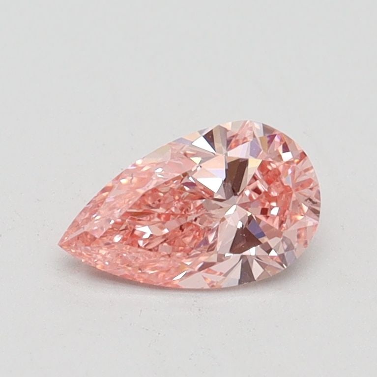 Loose Diamond - PEAR 0.53ct Fancy Intense Pink SI1: Loose Diamond - PEAR 0.53ct Fancy Intense Pink SI1 Source: This is a real non-mined Diamond that has been grown in a lab Shape: PEAR Carats: 0.53 Color: Fancy Intense Pink Certification: IGI Video: