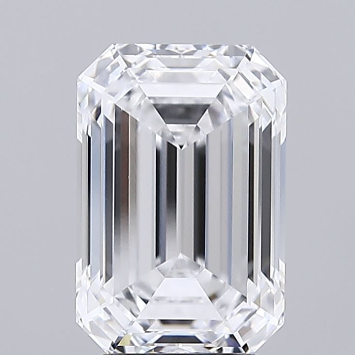Loose Diamond - EMERALD 4.06ct D VVS2: Loose Diamond - EMERALD 4.06ct D VVS2 Source: This is a real non-mined Diamond that has been grown in a lab Shape: EMERALD Carats: 4.06 Color: D Clarity: VVS2 Certification: GIA Video: