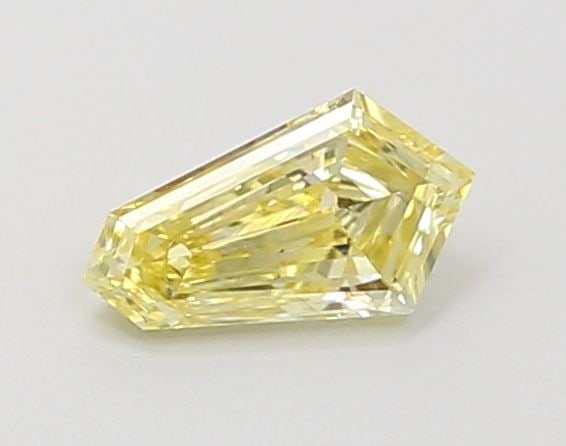 Loose Diamond - SHIELD 0.28ct Fancy Vivid Yellow VS1: Loose Diamond - SHIELD 0.28ct Fancy Vivid Yellow VS1 Source: This is a real non-mined Diamond that has been grown in a lab Shape: SHIELD Carats: 0.28 Color: Fancy Vivid Yellow Certification: NONE Vide