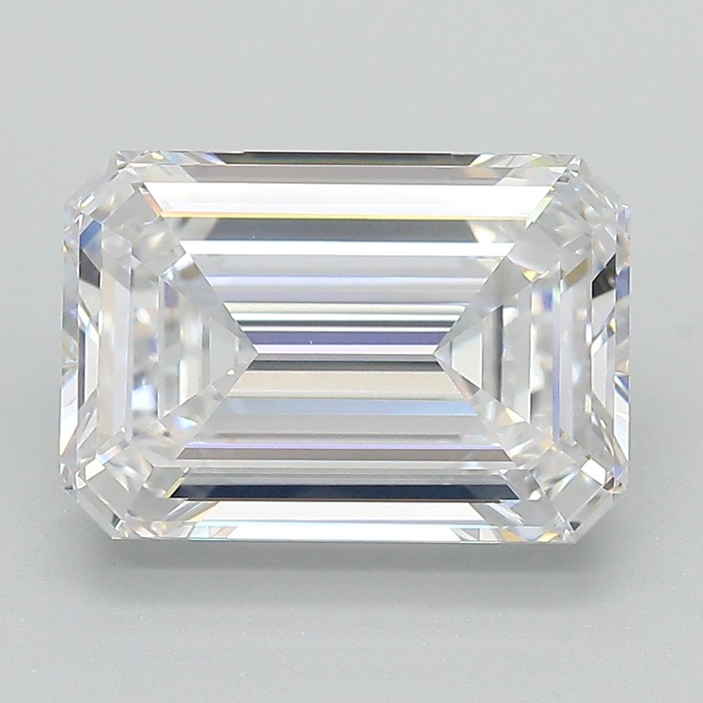 Loose Diamond - EMERALD 4.51ct D VVS2: Loose Diamond - EMERALD 4.51ct D VVS2 Source: This is a real non-mined Diamond that has been grown in a lab Shape: EMERALD Carats: 4.51 Color: D Clarity: VVS2 Certification: GIA Video: