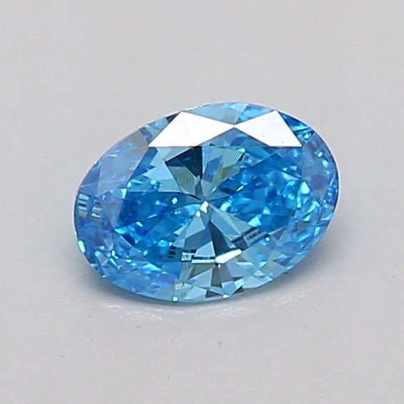 Loose Diamond - OVAL 0.24ct Fancy Vivid Blue VS1: Loose Diamond - OVAL 0.24ct Fancy Vivid Blue VS1 Source: This is a real non-mined Diamond that has been grown in a lab Shape: OVAL Carats: 0.24 Color: Fancy Vivid Blue Certification: IGI PLEASE NOTE: 