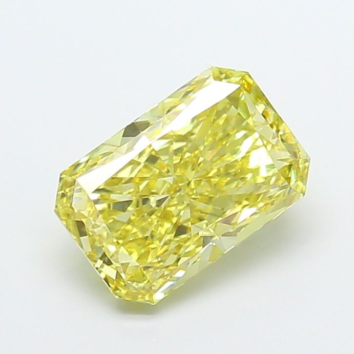 Loose Diamond - RADIANT 4.05ct Fancy Intense Yellow VS2: Loose Diamond - RADIANT 4.05ct Fancy Intense Yellow VS2 Source: This is a real non-mined Diamond that has been grown in a lab Shape: RADIANT Carats: 4.05 Color: Fancy Intense Yellow Certification: IGI