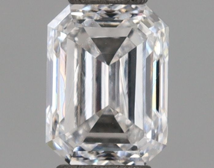 Loose Diamond - EMERALD 0.58ct D VVS2: Loose Diamond - EMERALD 0.58ct D VVS2 Source: This is a real non-mined Diamond that has been grown in a lab Shape: EMERALD Carats: 0.58 Color: D Clarity: VVS2 Certification: IGI Video: Video Link