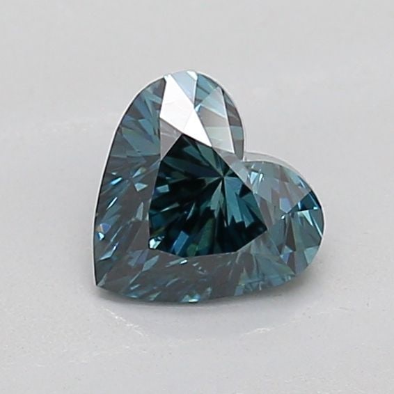 Loose Diamond - HEART 0.53ct Fancy Deep Blue VS1: Loose Diamond - HEART 0.53ct Fancy Deep Blue VS1 Source: This is a real non-mined Diamond that has been grown in a lab Shape: HEART Carats: 0.53 Color: Fancy Deep Blue Certification: IGI PLEASE NOTE: 