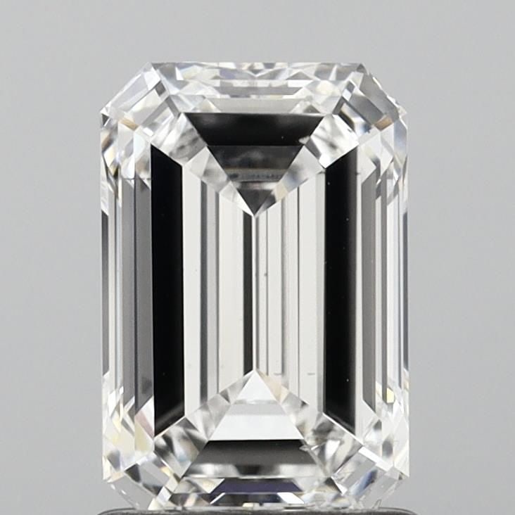 Loose Diamond - EMERALD 1.63ct E VS2: Loose Diamond - EMERALD 1.63ct E VS2 Source: This is a real non-mined Diamond that has been grown in a lab Shape: EMERALD Carats: 1.63 Color: E Clarity: VS2 Certification: IGI PLEASE NOTE: Framed, Lar