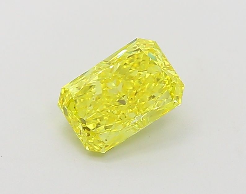 Loose Diamond - RADIANT 1.18ct Fancy Vivid Yellow VVS2: Loose Diamond - RADIANT 1.18ct Fancy Vivid Yellow VVS2 Source: This is a real non-mined Diamond that has been grown in a lab Shape: RADIANT Carats: 1.18 Color: Fancy Vivid Yellow Certification: IGI Vi