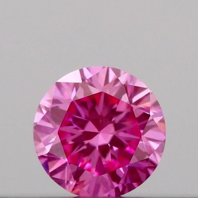 Loose Diamond - ROUND 0.09ct Fancy Vivid Pink VS1: Loose Diamond - ROUND 0.09ct Fancy Vivid Pink VS1 Source: This is a real non-mined Diamond that has been grown in a lab Shape: ROUND Carats: 0.09 Color: Fancy Vivid Pink Certification: IGI Video: