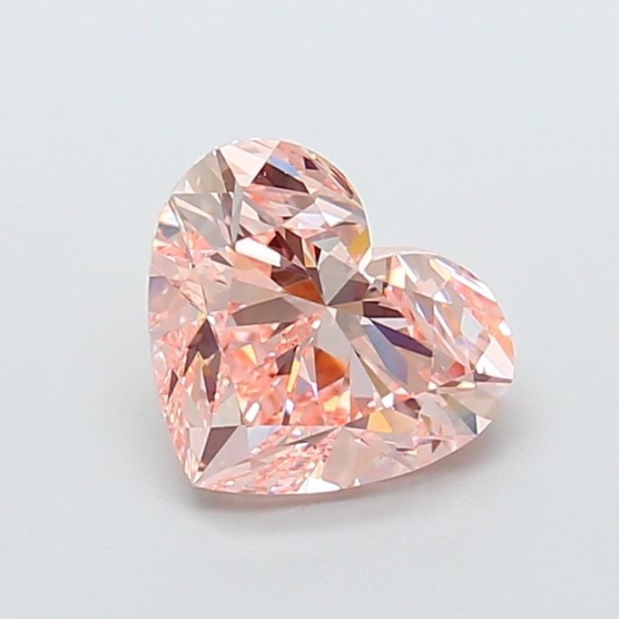 Loose Diamond - HEART 3.01ct Fancy Intense Pink VS2: Loose Diamond - HEART 3.01ct Fancy Intense Pink VS2 Source: This is a real non-mined Diamond that has been grown in a lab Shape: HEART Carats: 3.01 Color: Fancy Intense Pink Certification: IGI Video: