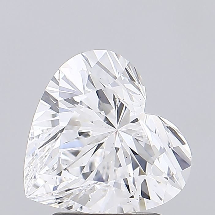 Loose Diamond - HEART 2.41ct D VS2: Loose Diamond - HEART 2.41ct D VS2 Source: This is a real non-mined Diamond that has been grown in a lab Shape: HEART Carats: 2.41 Color: D Clarity: VS2 Certification: IGI Video: