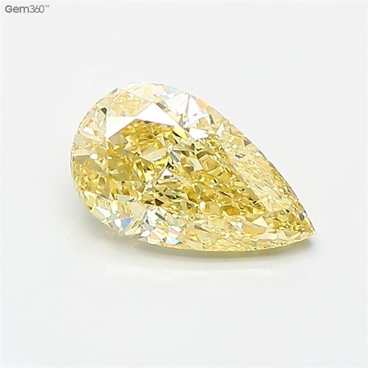 Loose Diamond - PEAR 1.0ct Fancy Yellow VS1: Loose Diamond - PEAR 1.0ct Fancy Yellow VS1 Source: This is a real non-mined Diamond that has been grown in a lab Shape: PEAR Carats: 1.0 Color: Fancy Yellow Certification: IGI Video: