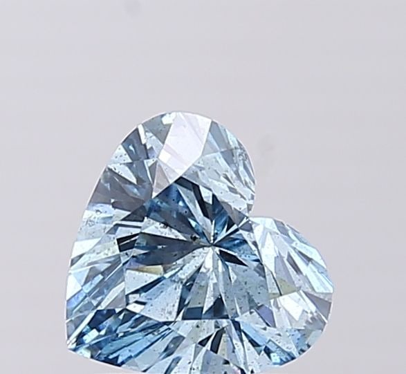 Loose Diamond - HEART 1.01ct Fancy Vivid Blue SI2: Loose Diamond - HEART 1.01ct Fancy Vivid Blue SI2 Source: This is a real non-mined Diamond that has been grown in a lab Shape: HEART Carats: 1.01 Color: Fancy Vivid Blue Certification: IGI Video: