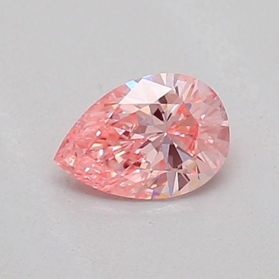 Loose Diamond - PEAR 0.18ct Fancy Vivid Pink VS2: Loose Diamond - PEAR 0.18ct Fancy Vivid Pink VS2 Source: This is a real non-mined Diamond that has been grown in a lab Shape: PEAR Carats: 0.18 Color: Fancy Vivid Pink Certification: IGI Video: