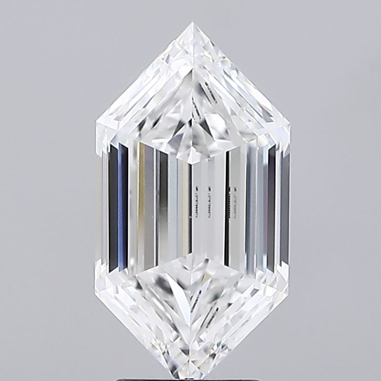 Loose Diamond - HEXAGONAL 3.39ct E VVS2: Loose Diamond - HEXAGONAL 3.39ct E VVS2 Source: This is a real non-mined Diamond that has been grown in a lab Shape: HEXAGONAL Carats: 3.39 Color: E Clarity: VVS2 Certification: IGI Video: