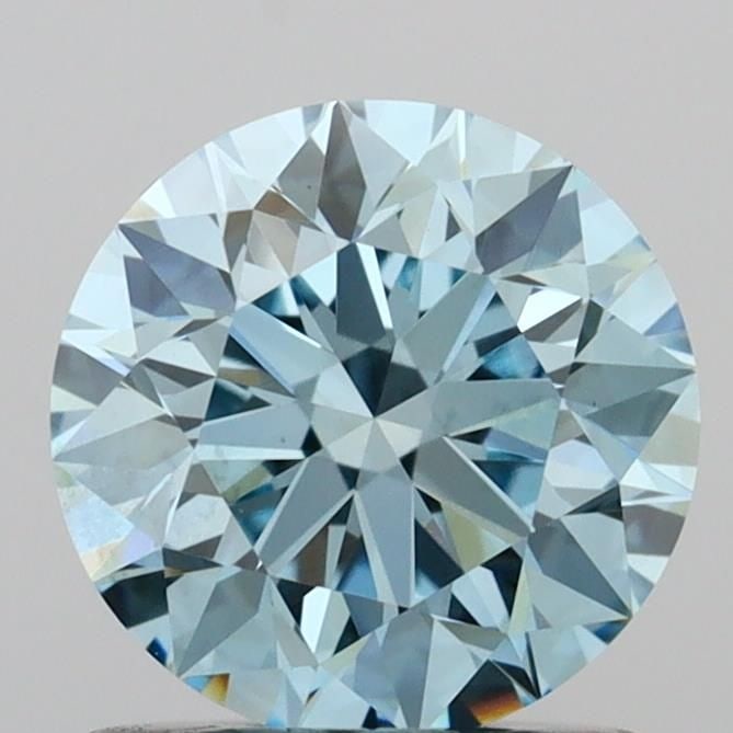 Ideal Loose Diamond - ROUND 1.02ct Fancy Vivid Blue VS1: Ideal Loose Diamond - ROUND 1.02ct Fancy Vivid Blue VS1 Source: This is a real non-mined Diamond that has been grown in a lab Shape: ROUND Carats: 1.02 Color: Fancy Vivid Blue Certification: IGI Video