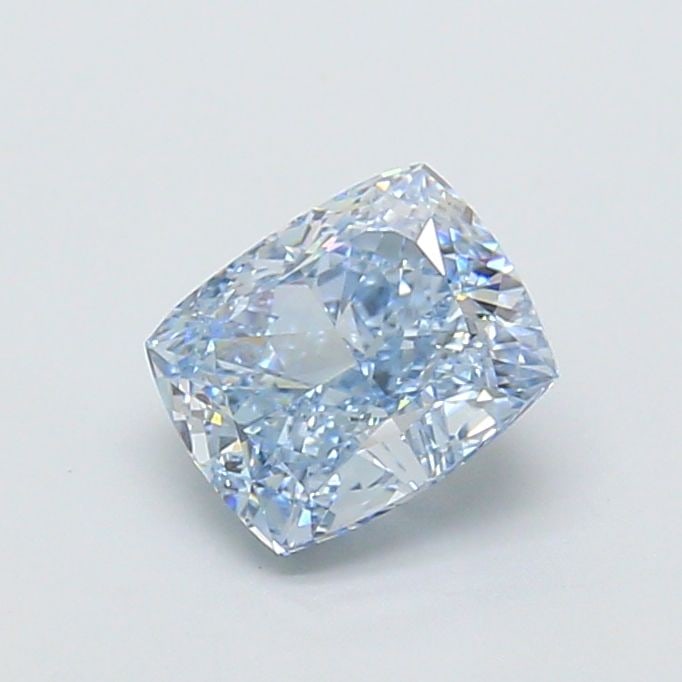 Loose Diamond - CUSHION MODIFIED 1.37ct Fancy Intense Blue VVS1: Loose Diamond - CUSHION MODIFIED 1.37ct Fancy Intense Blue VVS1 Source: This is a real non-mined Diamond that has been grown in a lab Shape: CUSHION MODIFIED Carats: 1.37 Color: Fancy Intense Blue Cer