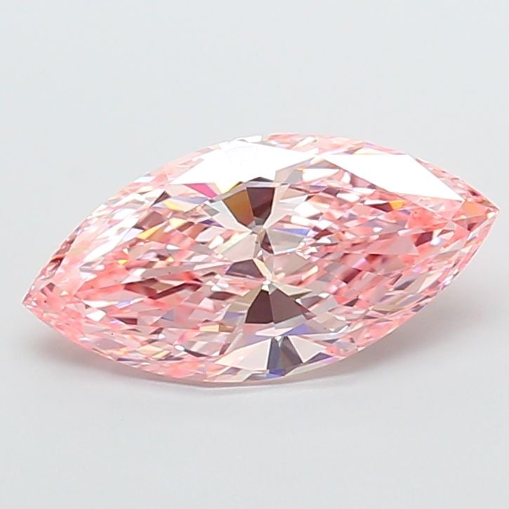 Loose Diamond - MARQUISE 5.02ct Fancy Vivid Pink VS1: Loose Diamond - MARQUISE 5.02ct Fancy Vivid Pink VS1 Source: This is a real non-mined Diamond that has been grown in a lab Shape: MARQUISE Carats: 5.02 Color: Fancy Vivid Pink Certification: IGI Video
