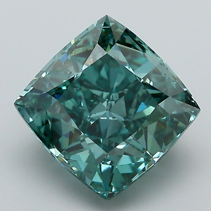 Loose Diamond - CUSHION MODIFIED 3.55ct Fancy Vivid Blue VS1: Loose Diamond - CUSHION MODIFIED 3.55ct Fancy Vivid Blue VS1 Source: This is a real non-mined Diamond that has been grown in a lab Shape: CUSHION MODIFIED Carats: 3.55 Color: Fancy Vivid Blue Certific
