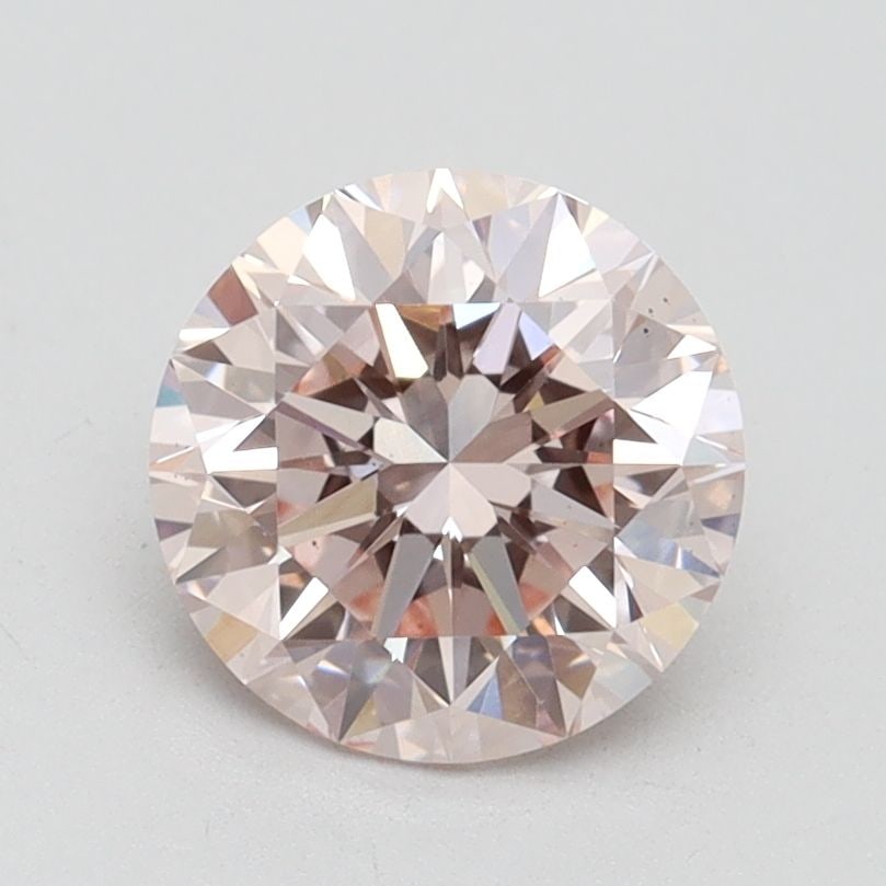 Loose Diamond - ROUND 1.59ct Fancy Light Pink VS2: Loose Diamond - ROUND 1.59ct Fancy Light Pink VS2 Source: This is a real non-mined Diamond that has been grown in a lab Shape: ROUND Carats: 1.59 Color: Fancy Light Pink Certification: IGI Video: