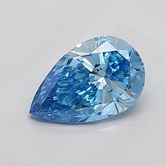 Loose Diamond - PEAR 1.06ct Fancy Vivid Blue VS1: Loose Diamond - PEAR 1.06ct Fancy Vivid Blue VS1 Source: This is a real non-mined Diamond that has been grown in a lab Shape: PEAR Carats: 1.06 Color: Fancy Vivid Blue Certification: IGI Video: