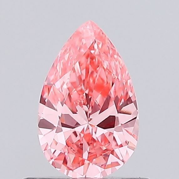 Loose Diamond - PEAR 0.41ct Fancy Vivid Pink VS2: Loose Diamond - PEAR 0.41ct Fancy Vivid Pink VS2 Source: This is a real non-mined Diamond that has been grown in a lab Shape: PEAR Carats: 0.41 Color: Fancy Vivid Pink Certification: NONE PLEASE NOTE: