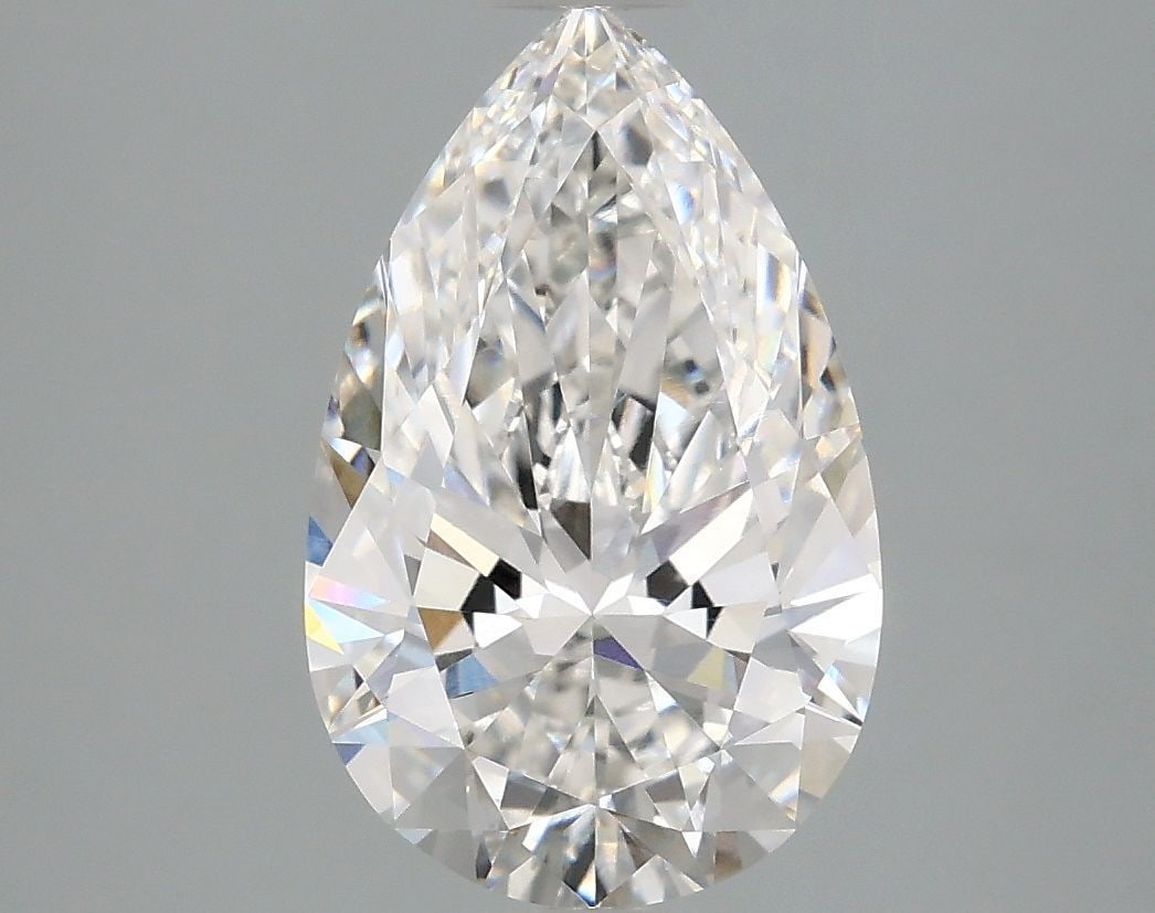 Loose Diamond - PEAR 2.5ct E VVS1: Loose Diamond - PEAR 2.5ct E VVS1 Source: This is a real non-mined Diamond that has been grown in a lab Shape: PEAR Carats: 2.5 Color: E Clarity: VVS1 Certification: IGI Video:
