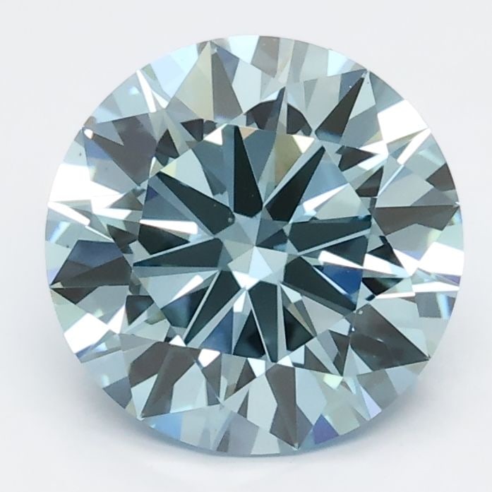 Loose Diamond - ROUND 2.0ct Blue VS1: Loose Diamond - ROUND 2.0ct Blue VS1 Source: This is a real non-mined Diamond that has been grown in a lab Shape: ROUND Carats: 2.0 Color: Blue Certification: NONE Video: