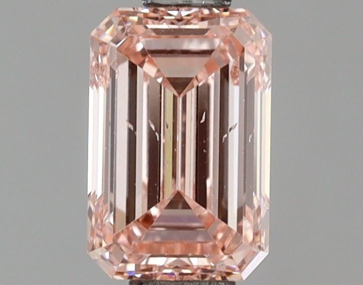 Loose Diamond - EMERALD 1.0ct Fancy Pink SI2: Loose Diamond - EMERALD 1.0ct Fancy Pink SI2 Source: This is a real non-mined Diamond that has been grown in a lab Shape: EMERALD Carats: 1.0 Color: Fancy Pink Certification: NONE Video: