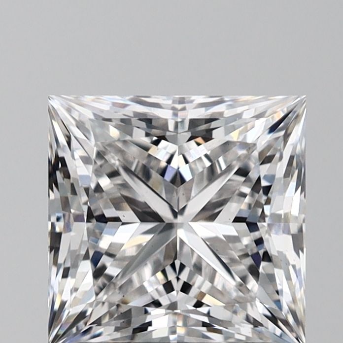 Loose Diamond - PRINCESS 2.04ct E VS1: Loose Diamond - PRINCESS 2.04ct E VS1 Source: This is a real non-mined Diamond that has been grown in a lab Shape: PRINCESS Carats: 2.04 Color: E Clarity: VS1 Certification: IGI Video:
