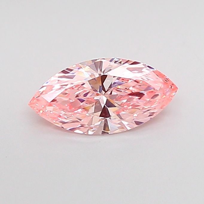 Loose Diamond - MARQUISE 0.72ct Fancy Vivid Pink VVS2: Loose Diamond - MARQUISE 0.72ct Fancy Vivid Pink VVS2 Source: This is a real non-mined Diamond that has been grown in a lab Shape: MARQUISE Carats: 0.72 Color: Fancy Vivid Pink Certification: IGI Vide