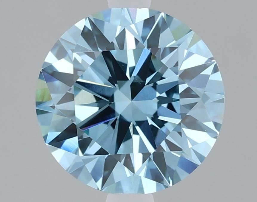Ideal Loose Diamond - ROUND 2.06ct Fancy Vivid Blue VVS2: Ideal Loose Diamond - ROUND 2.06ct Fancy Vivid Blue VVS2 Source: This is a real non-mined Diamond that has been grown in a lab Shape: ROUND Carats: 2.06 Color: Fancy Vivid Blue Certification: IGI