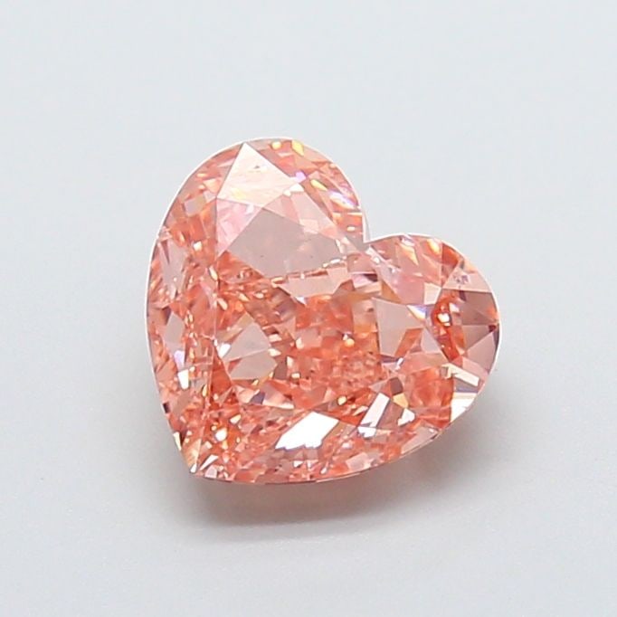 Loose Diamond - HEART 2.54ct Fancy Pinkish Brown VS1: Loose Diamond - HEART 2.54ct Fancy Pinkish Brown VS1 Source: This is a real non-mined Diamond that has been grown in a lab Shape: HEART Carats: 2.54 Color: Fancy Pinkish Brown Certification: IGI Video