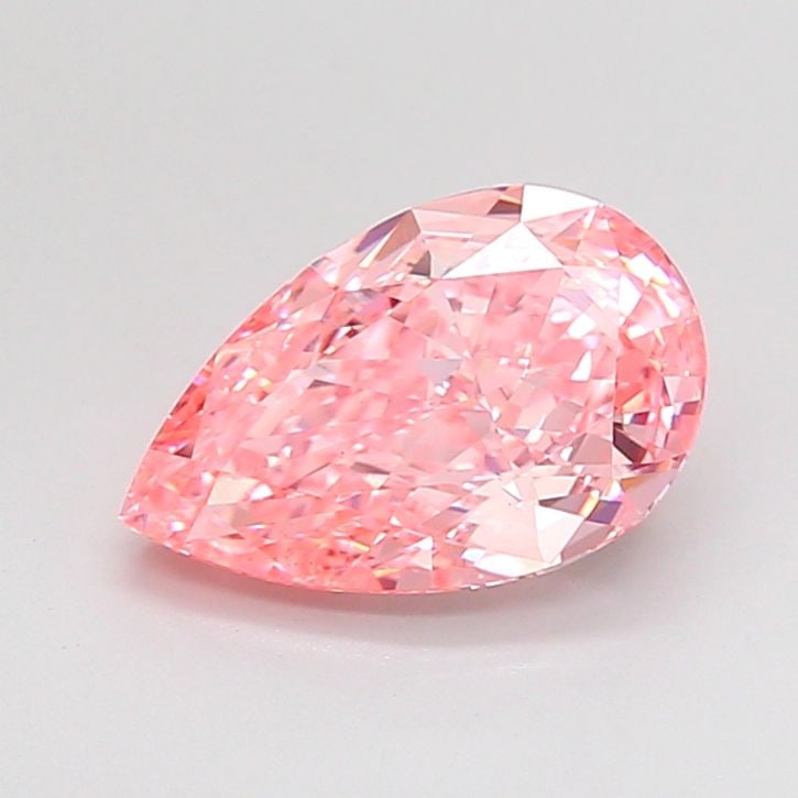 Loose Diamond - PEAR 1.94ct Fancy Vivid Pink VS1: Loose Diamond - PEAR 1.94ct Fancy Vivid Pink VS1 Source: This is a real non-mined Diamond that has been grown in a lab Shape: PEAR Carats: 1.94 Color: Fancy Vivid Pink Certification: IGI Video: